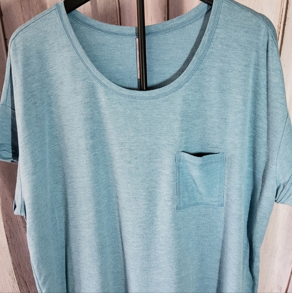 Cacique Other - Cacique Sleepwear Sky Blue Short Sleeve Tee